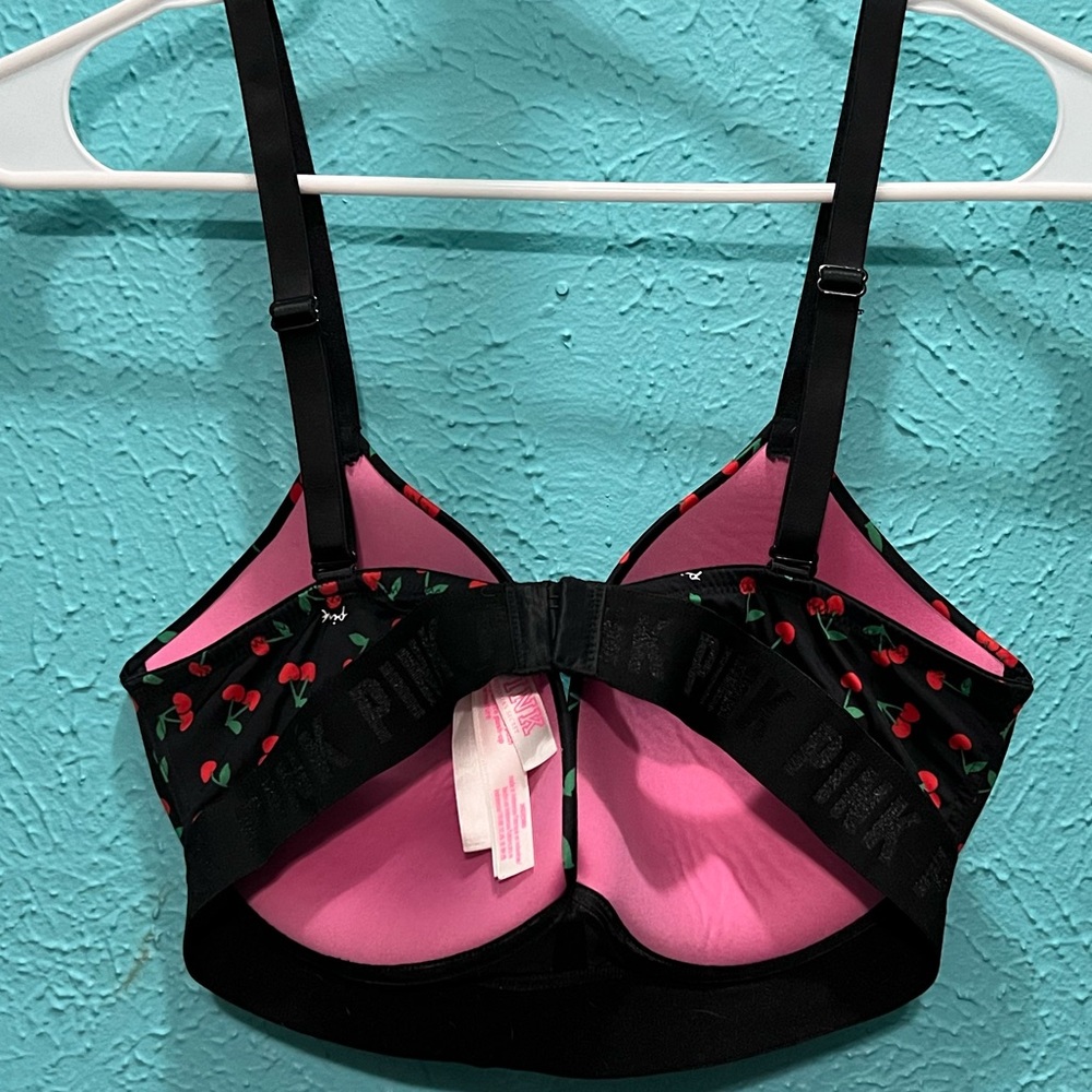 Pink full coverage bra. - Picture 2 of 4